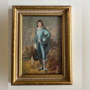 Antique “Gainsborough’s Blue Boy” Print